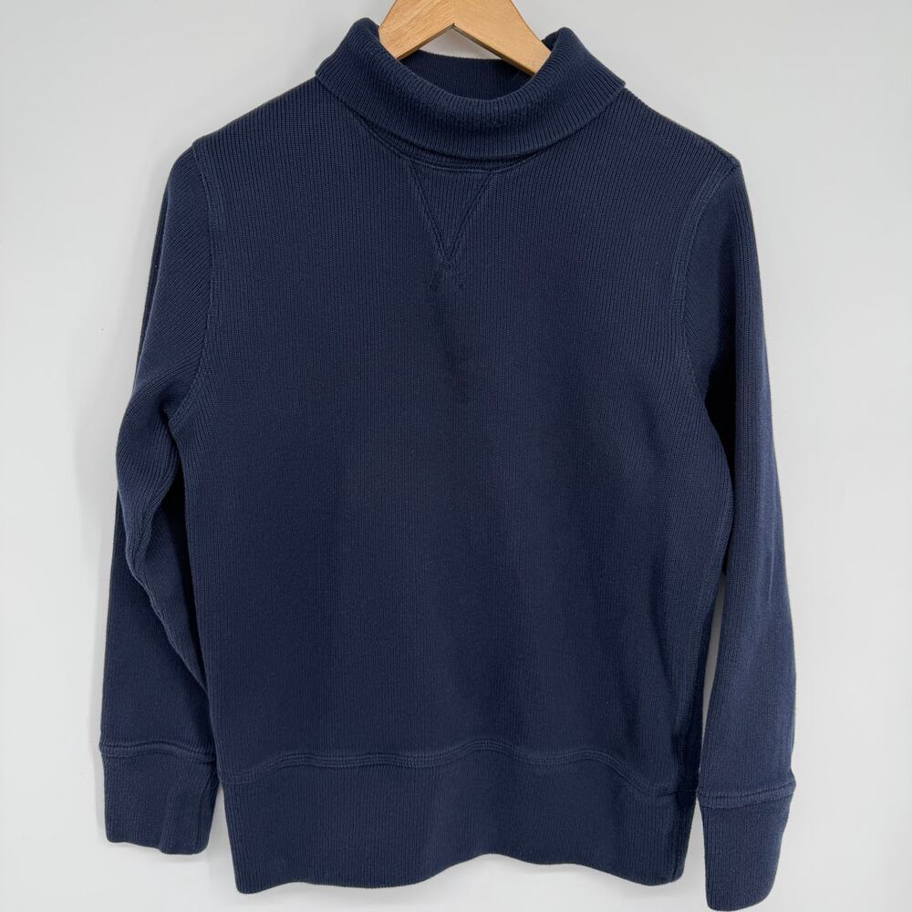 Banana‎ Republic Sweater Men’s Medium Navy Fisherman Turtleneck Outdoor Nautical